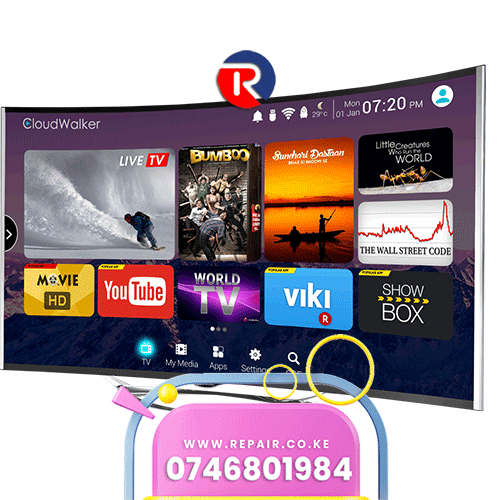 These are the top 10 most popular television brands in Kenya